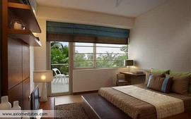 ベッドルーム,テラス